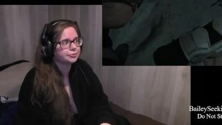 BBW Nerdy Gamer Girl Masturbates And Plays Until Dawn Part 4